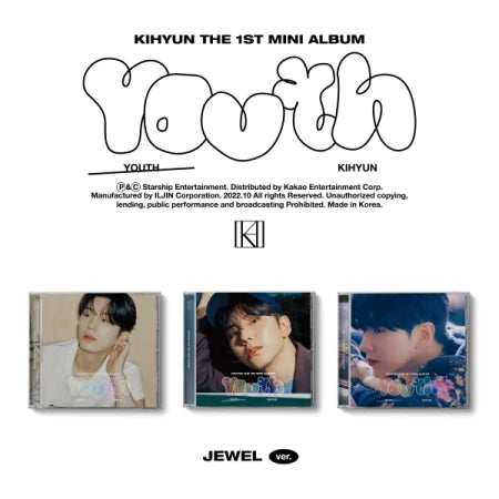 Kihyun (Monsta X) 1st Mini Album [YOUTH] (JEWEL VER.)