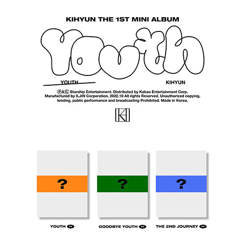 Kihyun (Monsta X) 1st Mini Album [YOUTH]