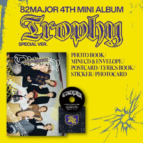 [PRE-ORDER] 82MAJOR 4th Mini Album [Trophy] (Special Ver.)