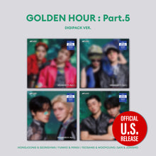 Load image into Gallery viewer, [PRE-ORDER] ATEEZ - GOLDEN HOUR : Part.5 - POP-UP Exclusive UNIT DIGIPACK

