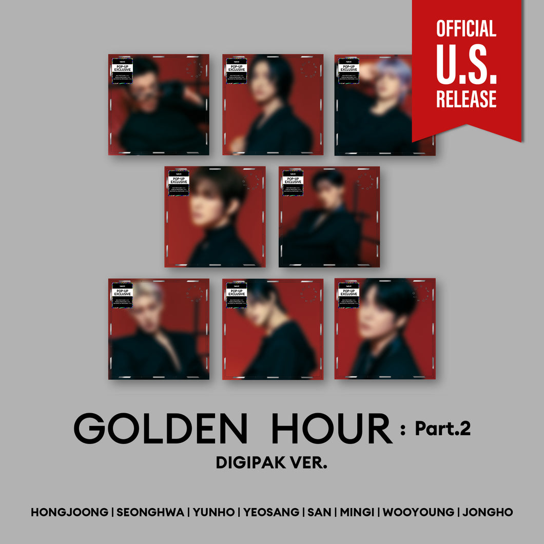 ATEEZ - GOLDEN HOUR : Part.2 [POP-UP Exclusive] Digipak