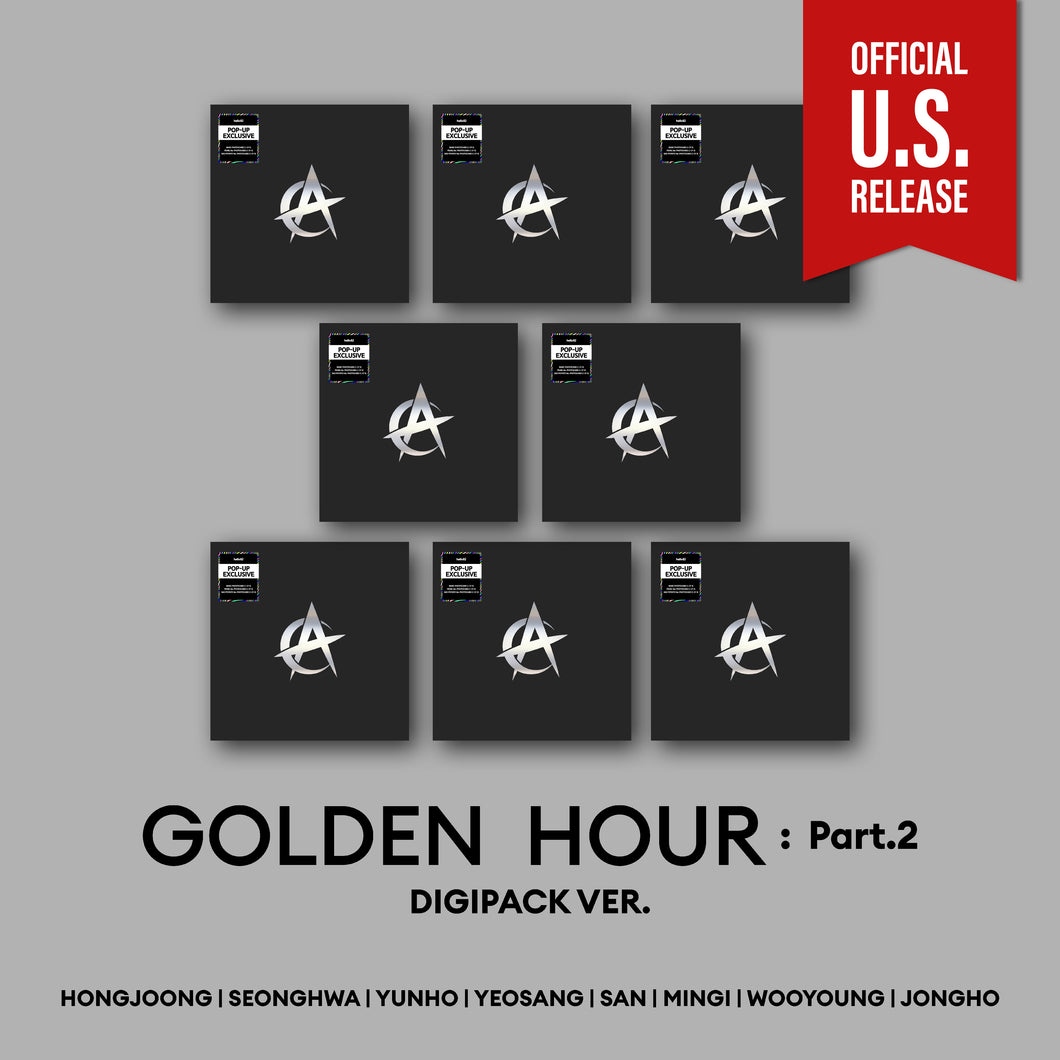 [PRE-ORDER] ATEEZ - GOLDEN HOUR : Part.2 [POP-UP Exclusive] Digipak