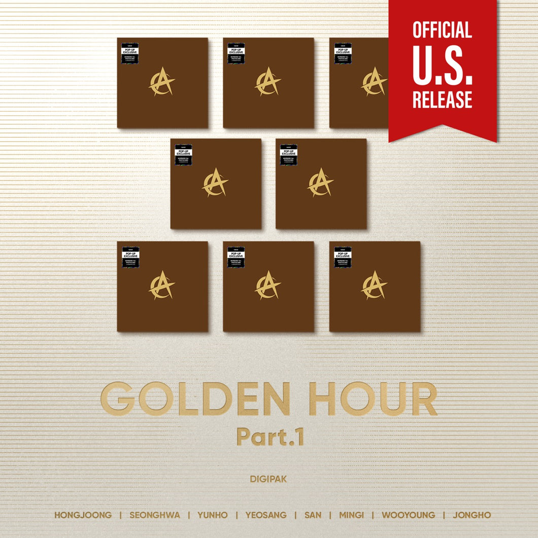 [PRE-ORDER] ATEEZ: Golden Hour Part. 1 - Pop-Up Exclusive Digipak