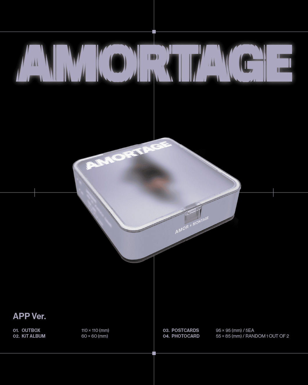 JISOO Mini Album [AMORTAGE] (APP Ver.)