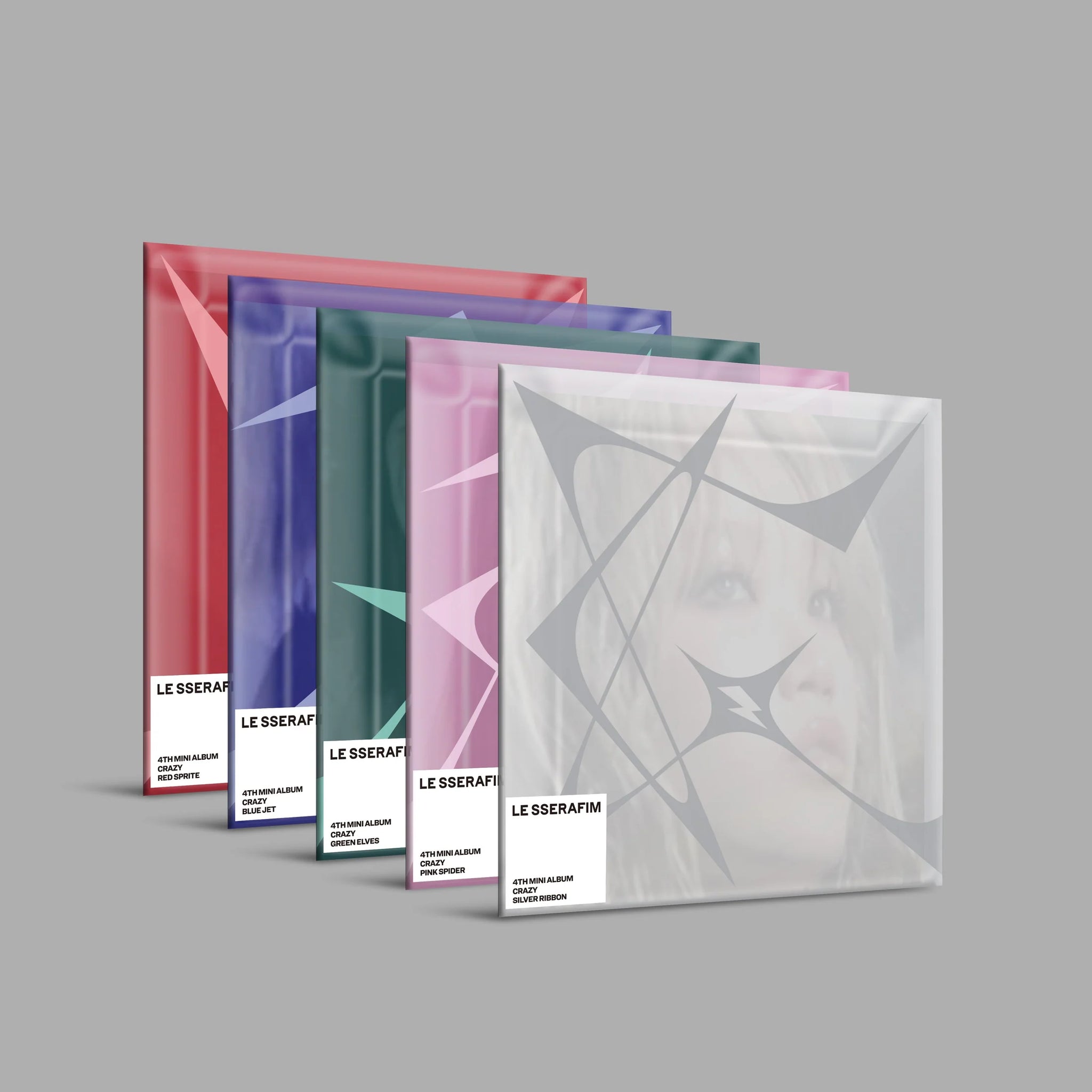 LE SSERAFIM - 4th Mini Album 'CRAZY' (Compact Ver.) – Pink