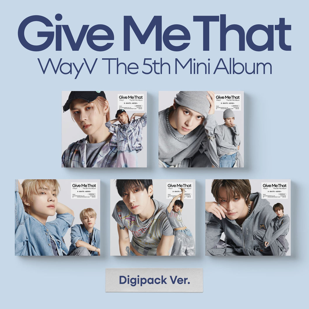 WayV 5th Mini Album [Give Me That] (Digipack Ver.)