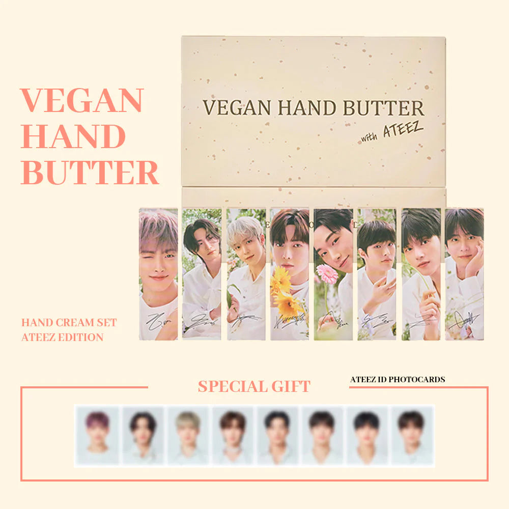 Nacific x ATEEZ Special Collaboration Scent In Bloom Vegan Hand Butter Set