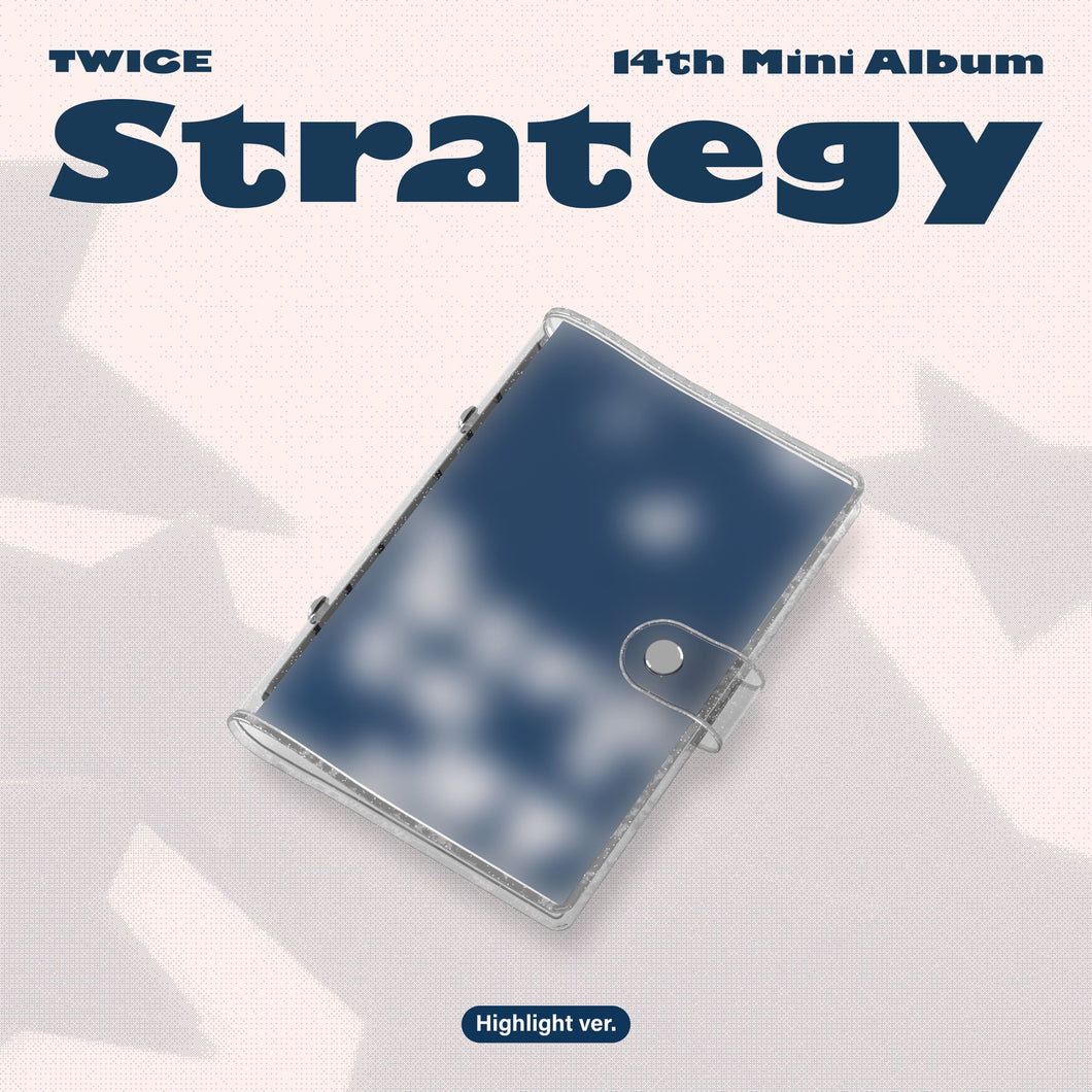 [PRE-ORDER] TWICE 14th Mini Album [STRATEGY] (Highlight Ver.)