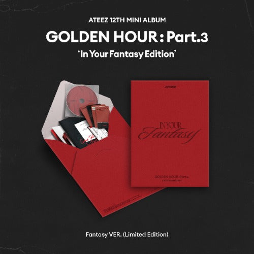 [PRE-ORDER] ATEEZ 12th Mini Album [GOLDEN HOUR : Part.3 'In Your Fantasy Edition' (Limited)]