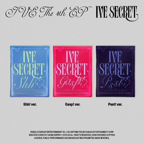 [Pre-Order] IVE 4th EP Album [IVE SECRET]
