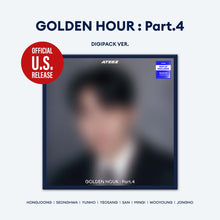 Load image into Gallery viewer, [PRE-ORDER] [POP-UP Exclusive] ATEEZ - GOLDEN HOUR : Part.4 DIGIPACK
