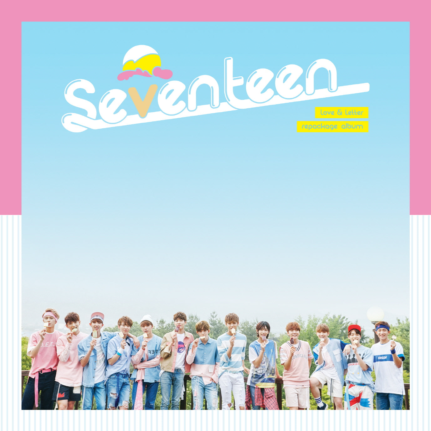 SEVENTEEN 1st Album Repackage [LOVE & LETTER] – Pink Beat K-pop Shop