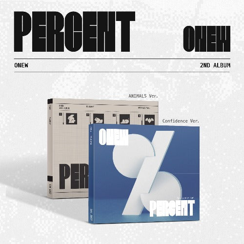 ONEW 2nd Album [PERCENT] (Digipack Ver.)