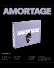 Load image into Gallery viewer, JISOO Mini Album [AMORTAGE] (EXCLUSIVE EDITION) (PURPLE Ver. / BLACK Ver.)
