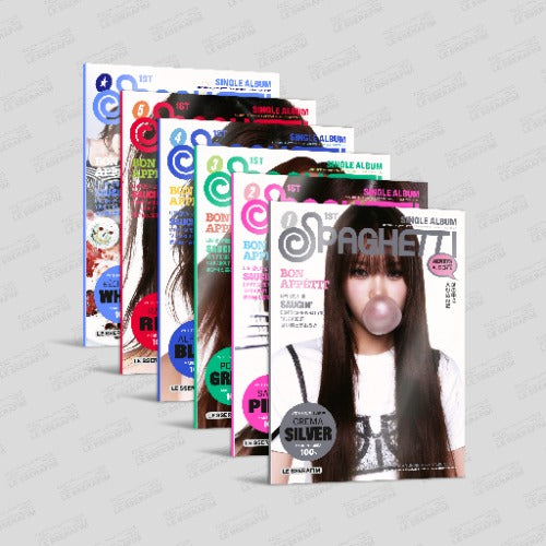 [PRE-ORDER] LE SSERAFIM 1st Single Album [SPAGHETTI] (COMPACT Ver.)