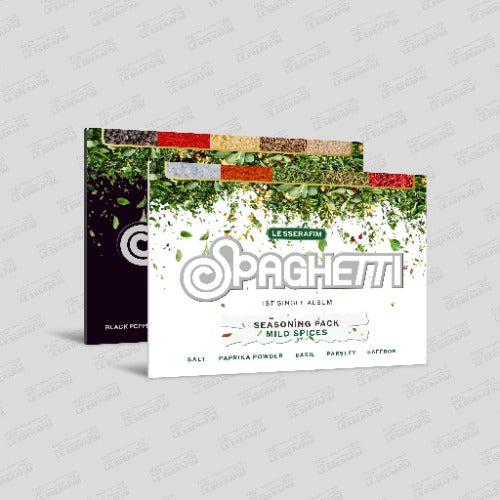 [PRE-ORDER] LE SSERAFIM 1st Single Album [SPAGHETTI] (Weverse Albums Ver.)