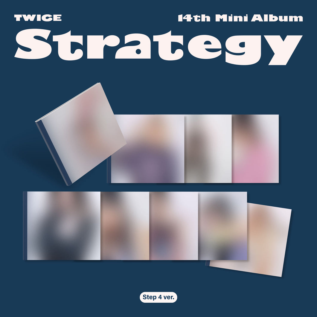 [PRE-ORDER] TWICE 14th Mini Album [STRATEGY] (Step 4 Ver.) (Special Gift : Photocard 1 ea)