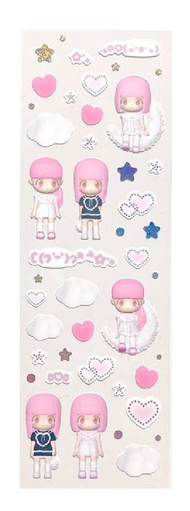 [CORALTREE] Baby Doll Sticker (pink)
