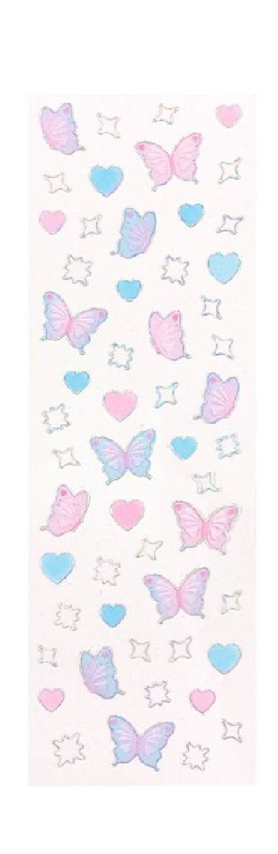 [CoralTree] Heart Butterfly (blue)