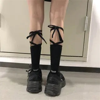 Lace Up Socks