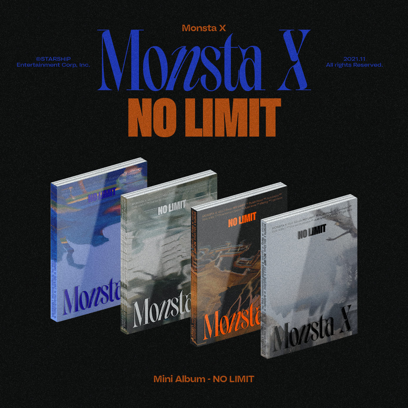 【新品・未開封】MONSTA X モネク / No Limit（8枚セット） MONSTA X – Pink Beat K-pop Shop