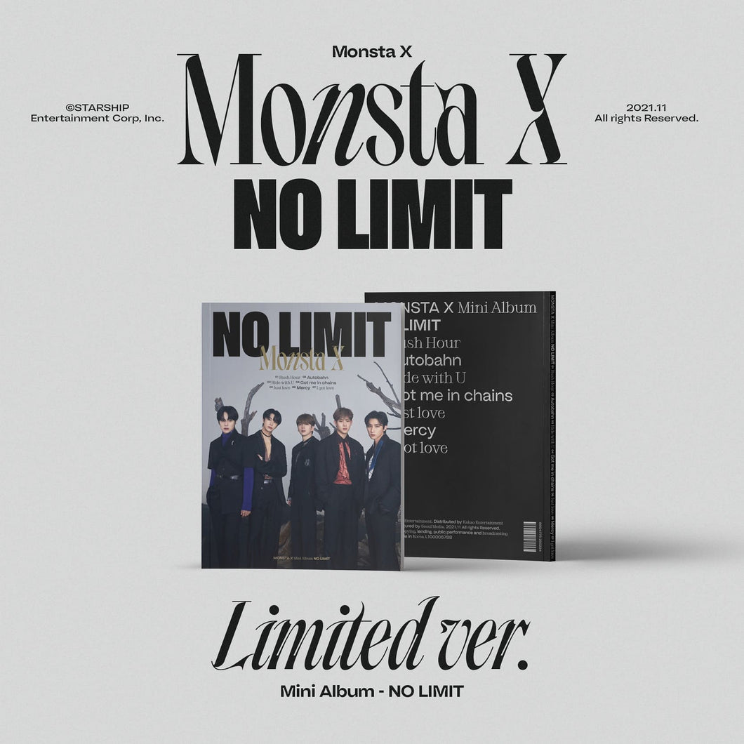 MONSTA X - NO LIMIT (10TH MINI ALBUM) LIMITED VER.