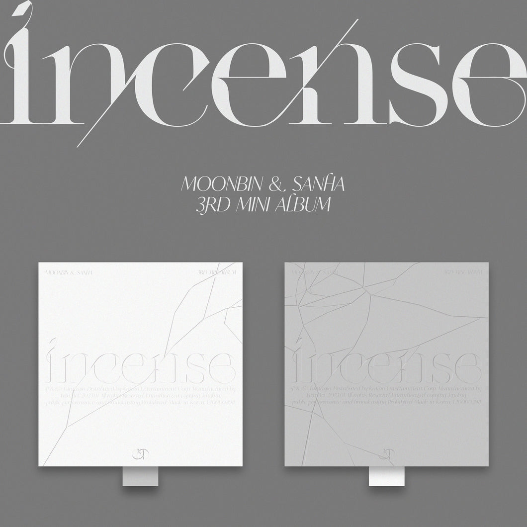 Moonbin&Sanha 3rd Mini Album [INCENSE] (IMPURE / PURE ver.)