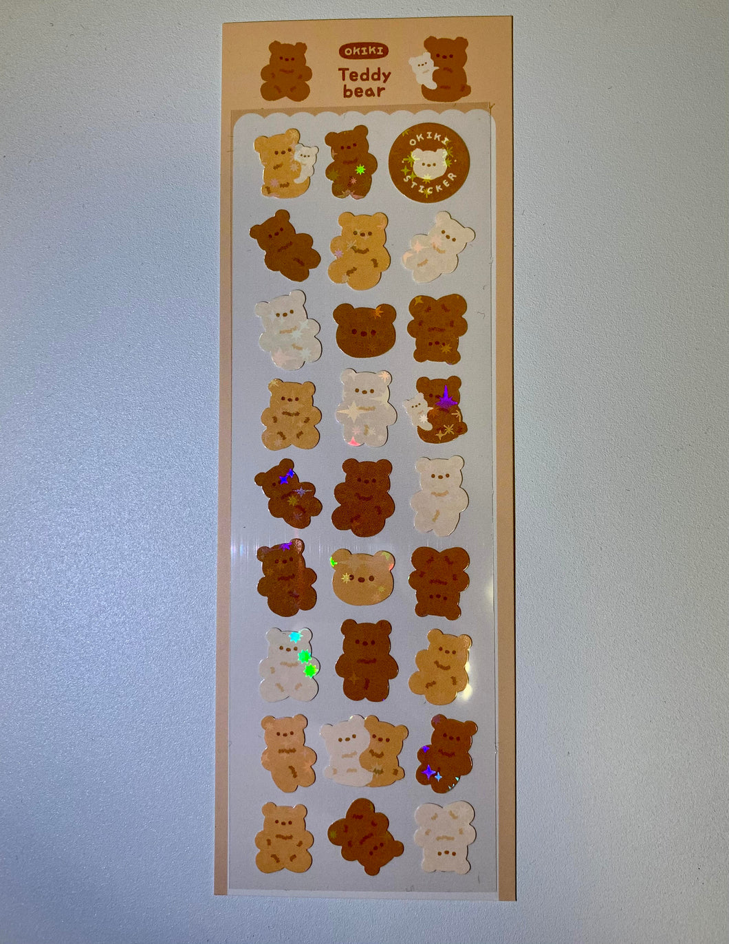 [OKIKI] Teddy Bear Sticker
